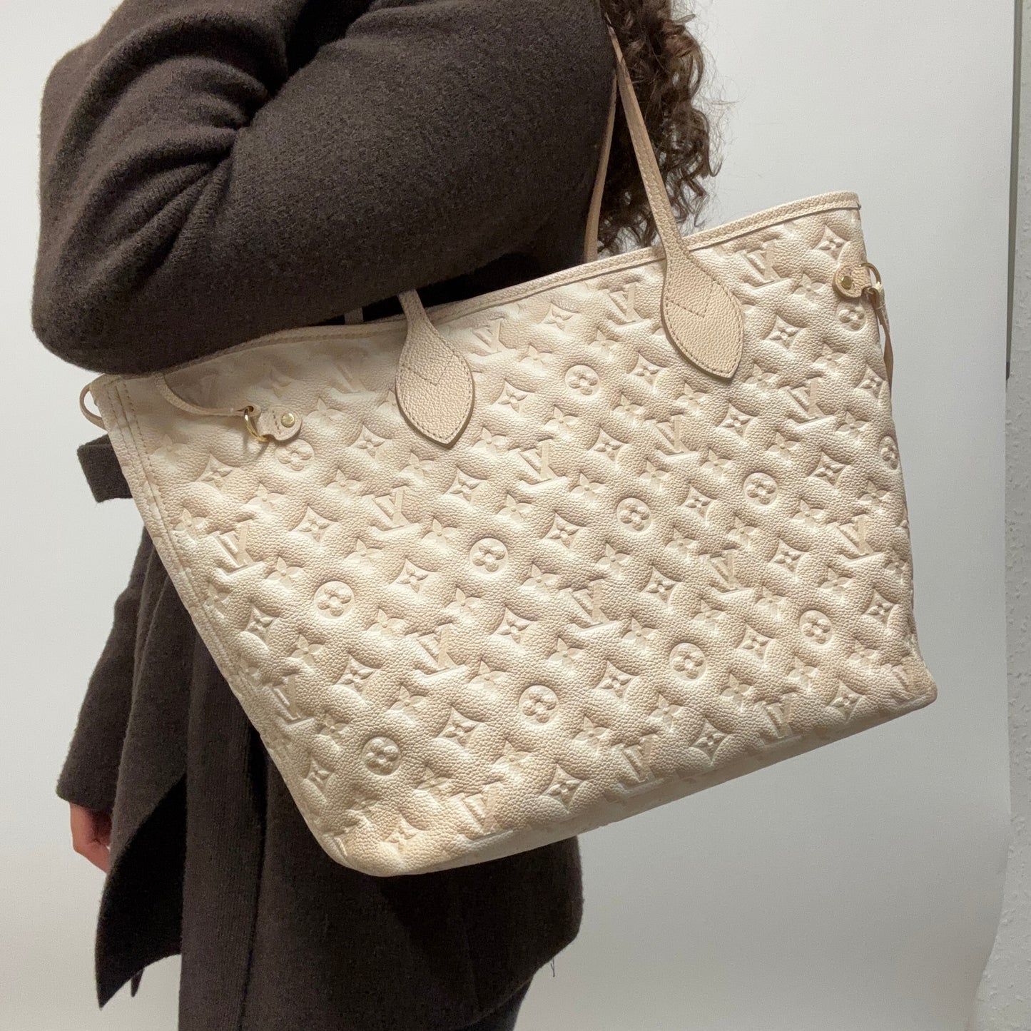 Louis Vuitton Neverfull MM Stardust Empreinte Leather (NFID)