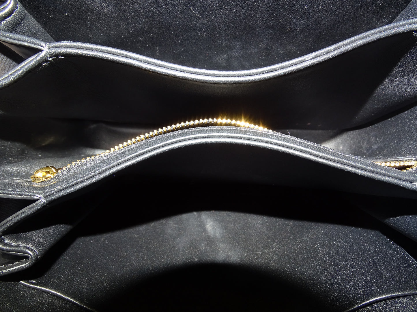 Celine Triomphe Classic Black Smooth Leather GHW