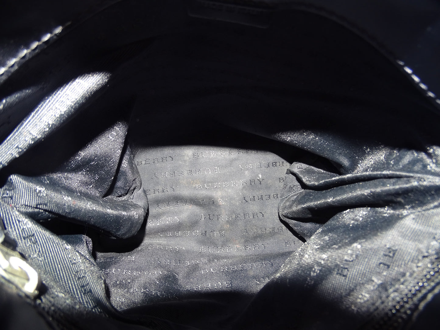 Burberry Mini Top Handle Tote Check