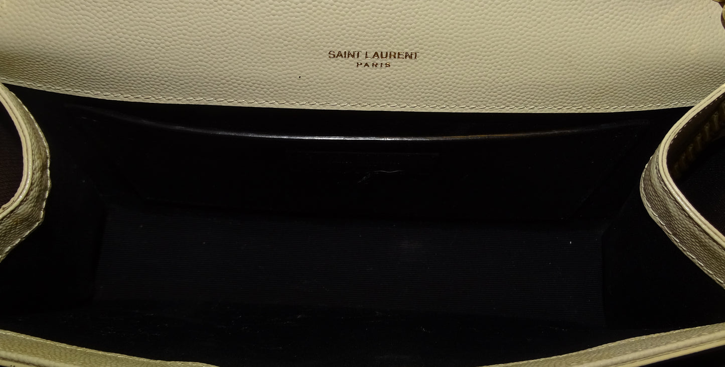 Saint Laurent Kate Medium Beige GHW 2022