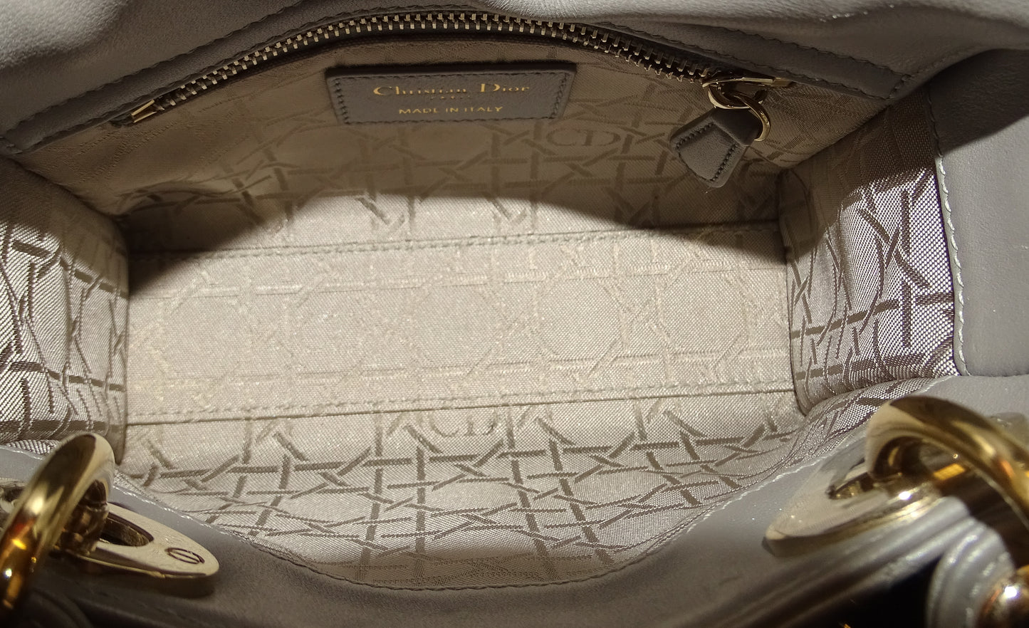 Dior Metallic Silver Mini Lady Dior Bag 2022 2