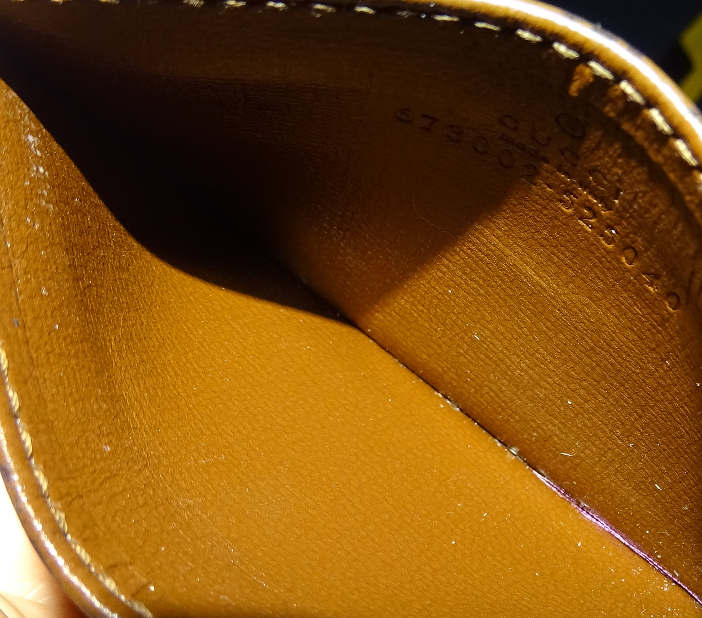 Gucci GG Supreme Card Holder Brown