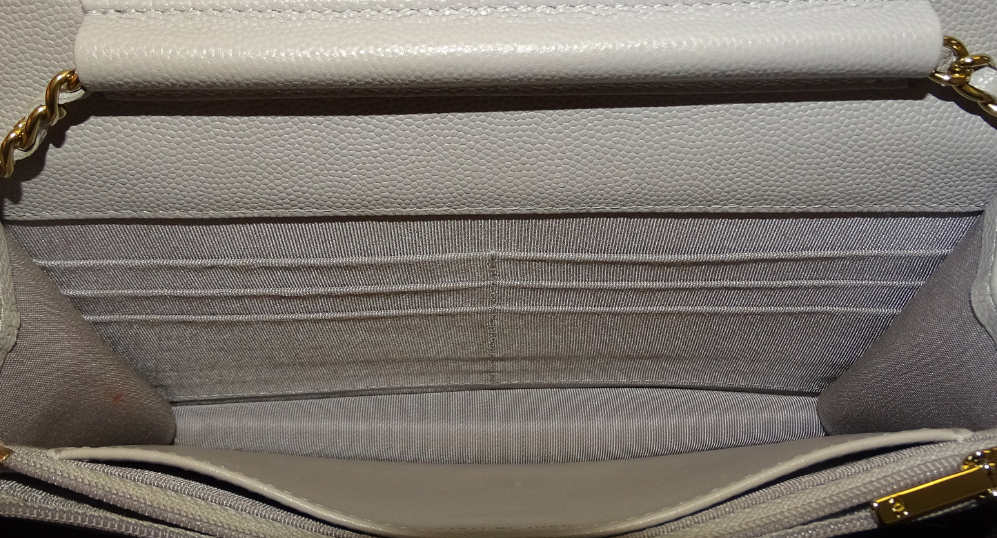 Chanel Wallet On Chain Grey Caviar 2022