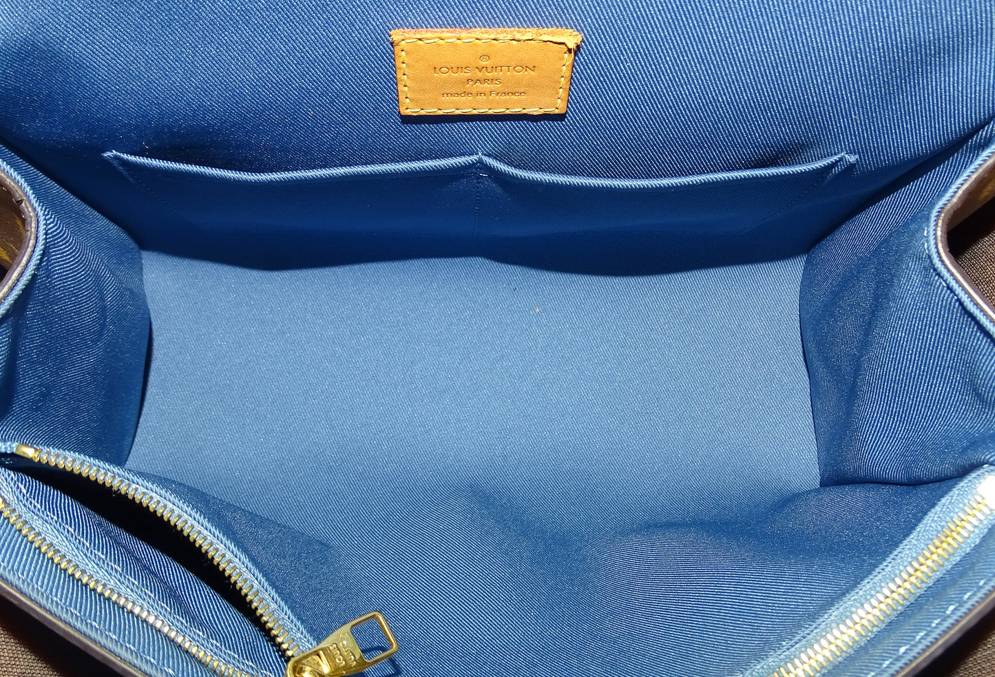 Louis Vuitton Cluny BB Monogram with Blue/Pink Strap (NFID)