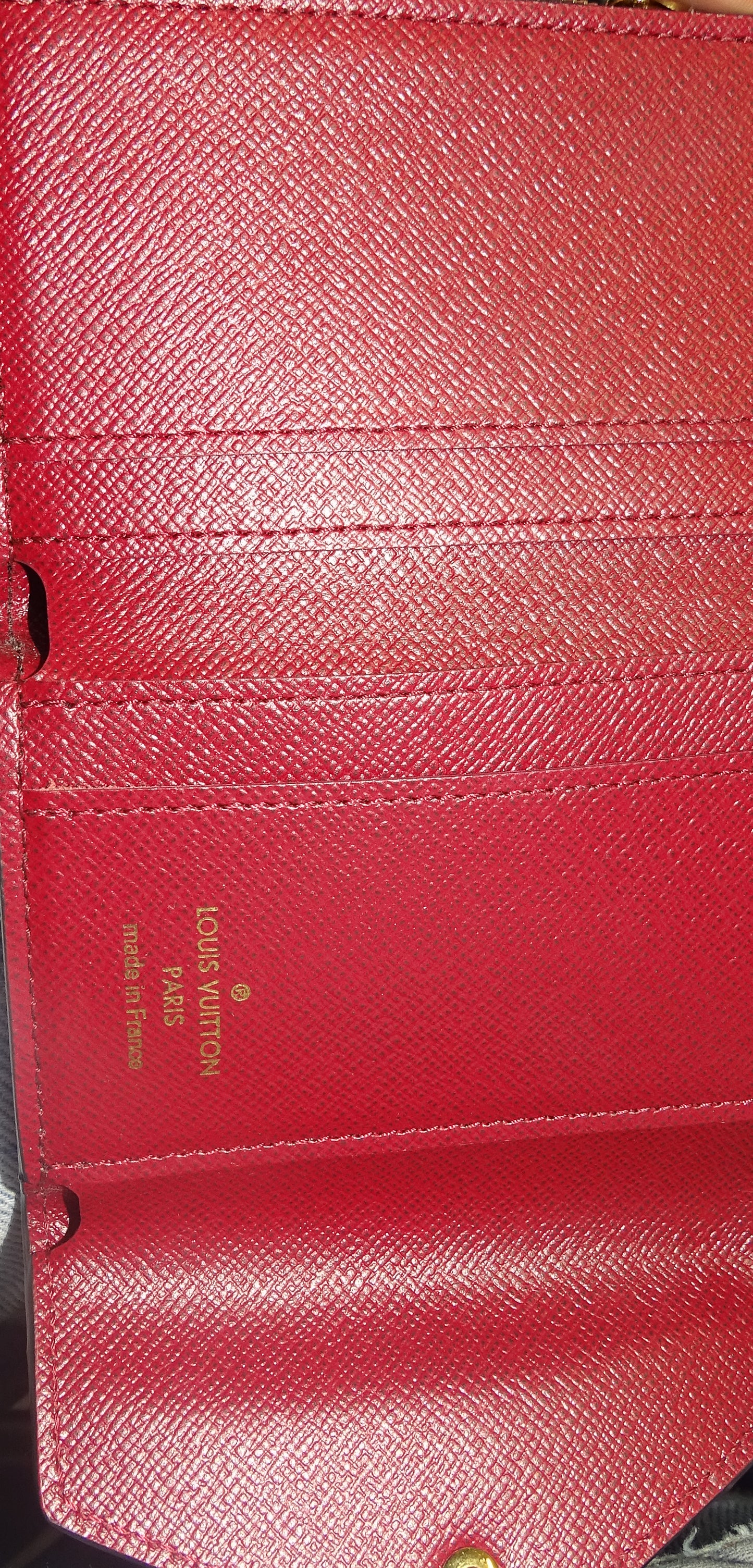 Louis Vuitton Monogram and Fuschia Zoe Compact Wallet (NFID Chip)