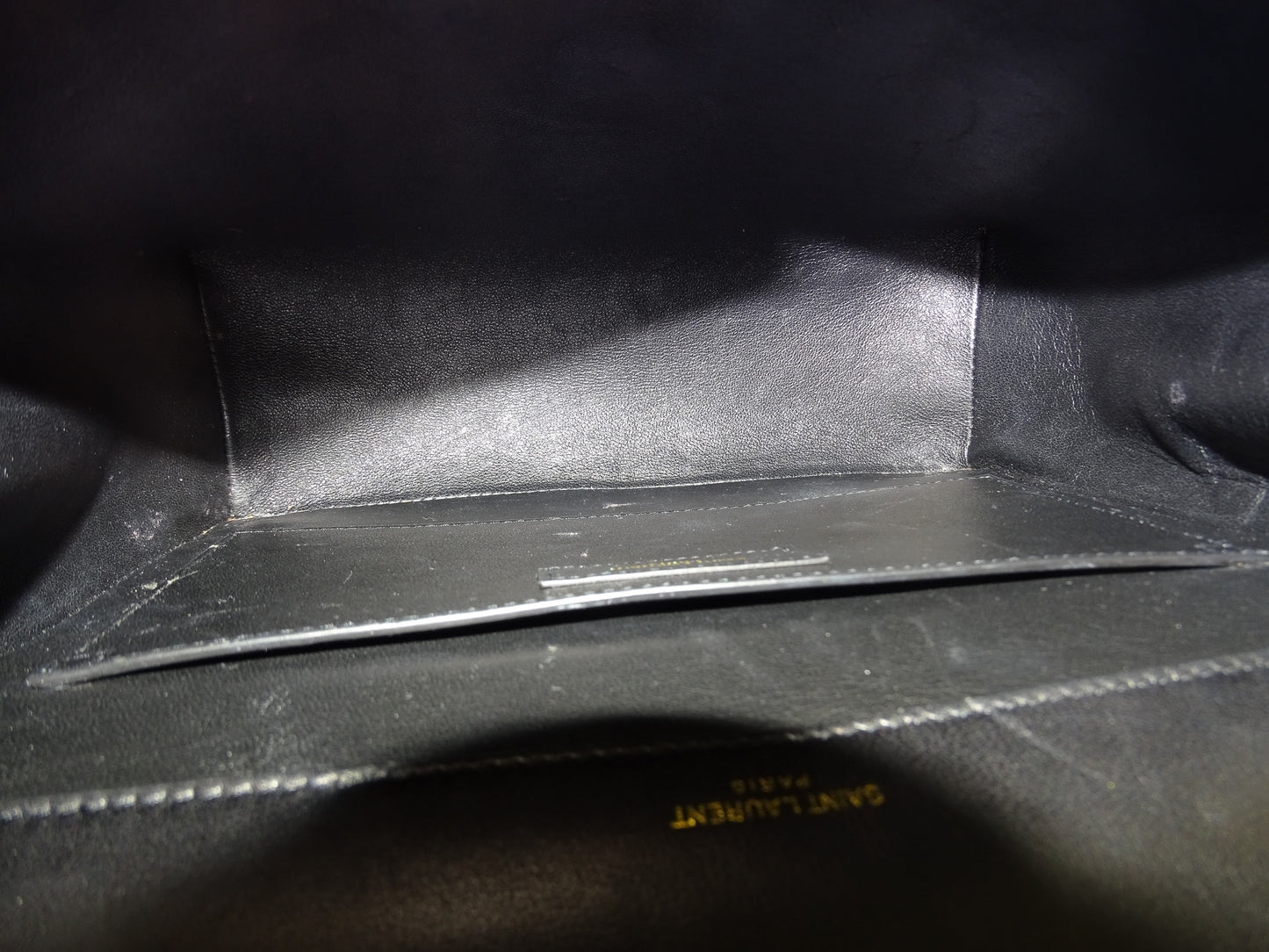 Saint Laurent Vicki Large Black Lambskin GHW 2018