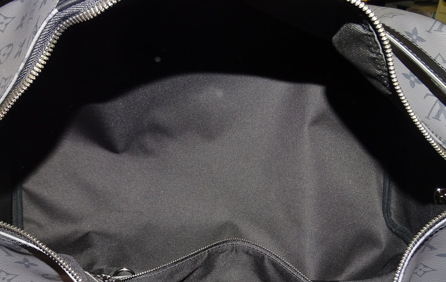 Louis Vuitton Keepall Bandouliere 50 Monogram Eclipse Reverse (NFID)