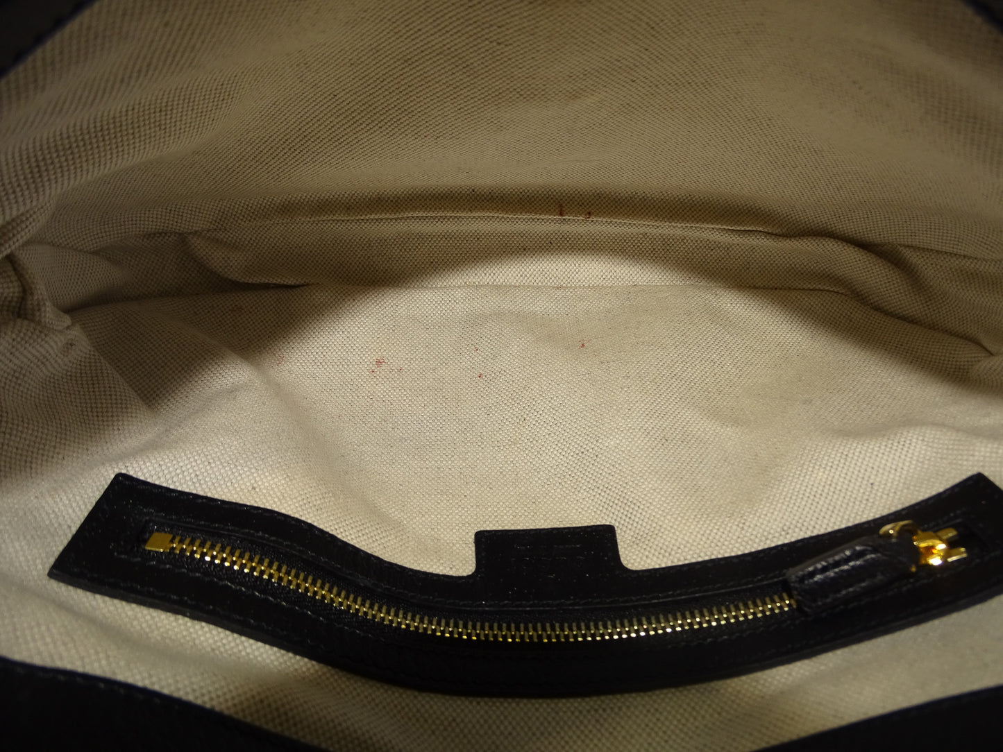 Gucci Jackie 1961 Medium Black Denim & Leather