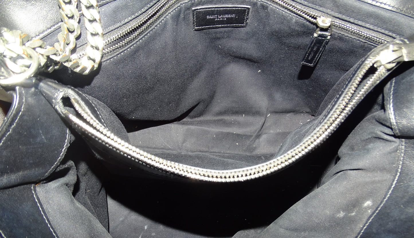Saint Laurent Loulou Large Black SHW 2017