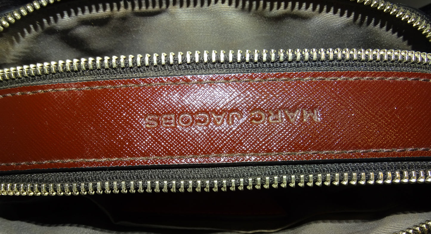 Marc Jacobs The Snapshot Studded Shoulder Strap Berry Tones