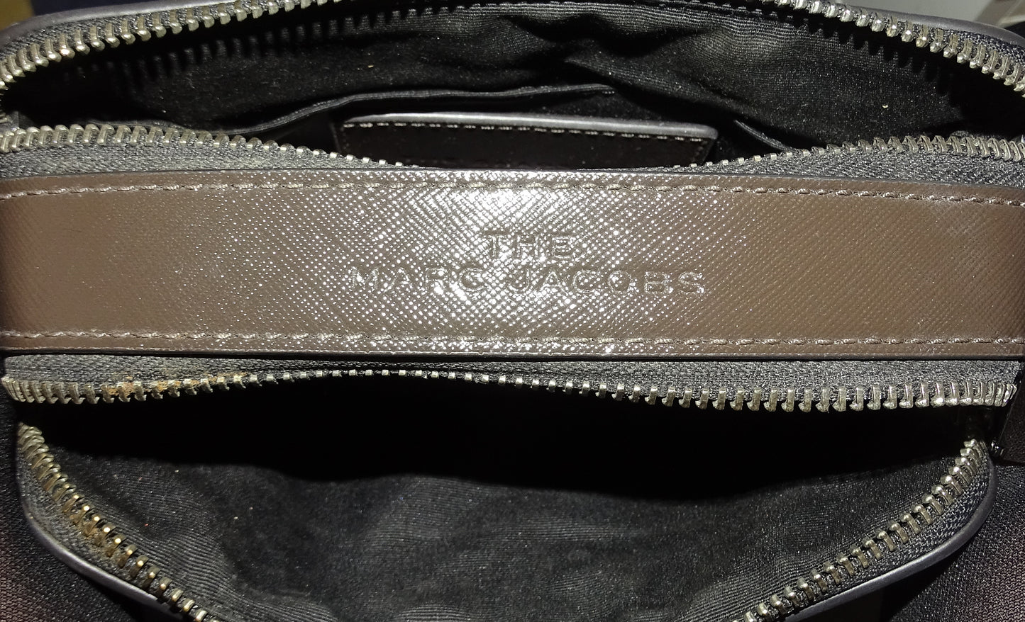 Marc Jacobs Snapshot Mocha Brown with Mirrored HW