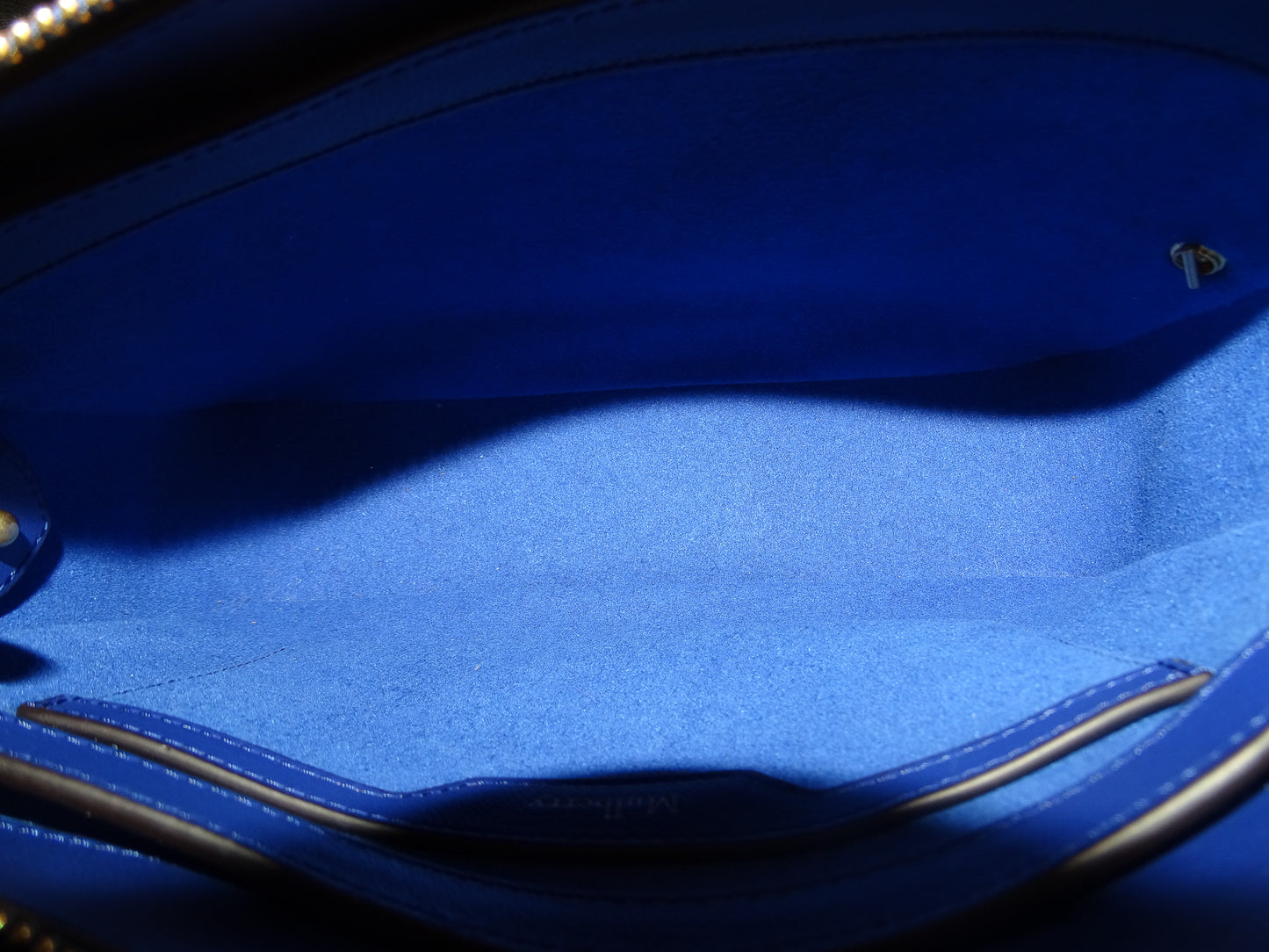 Mulberry Billie Blue Satchel Silky Calf