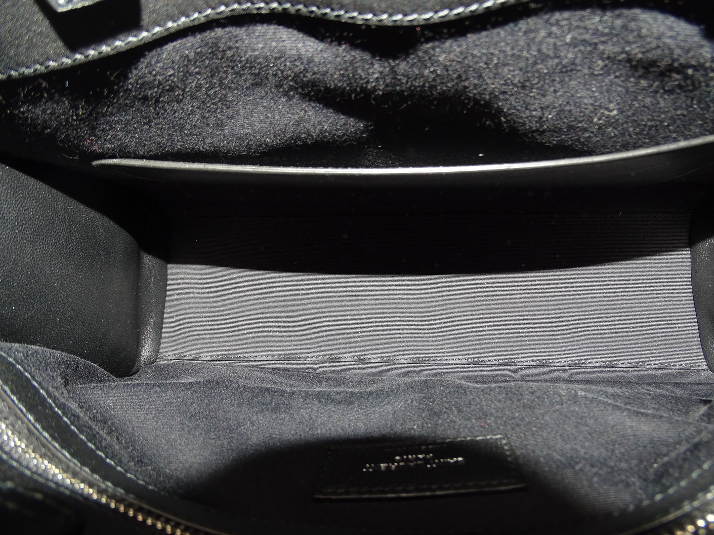 Saint Laurent Manhattan Tote Medium Black Patent Silver GW (2019)