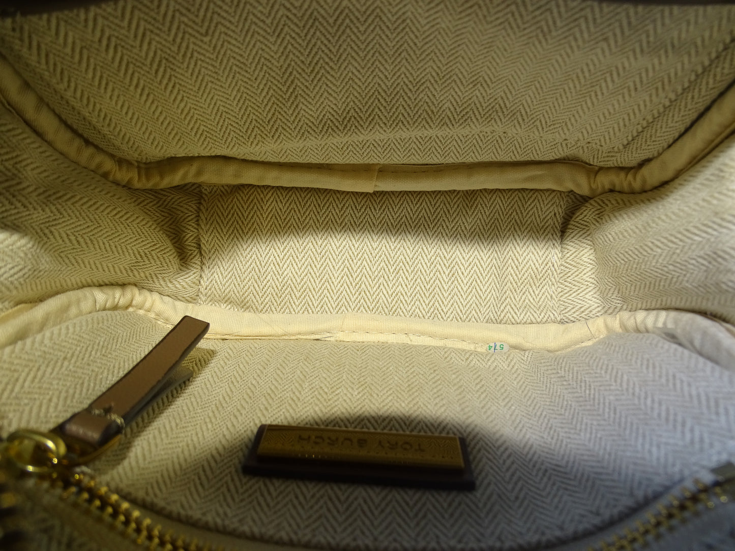 Tory Burch Kira Small Camera Bag Mocha Leather