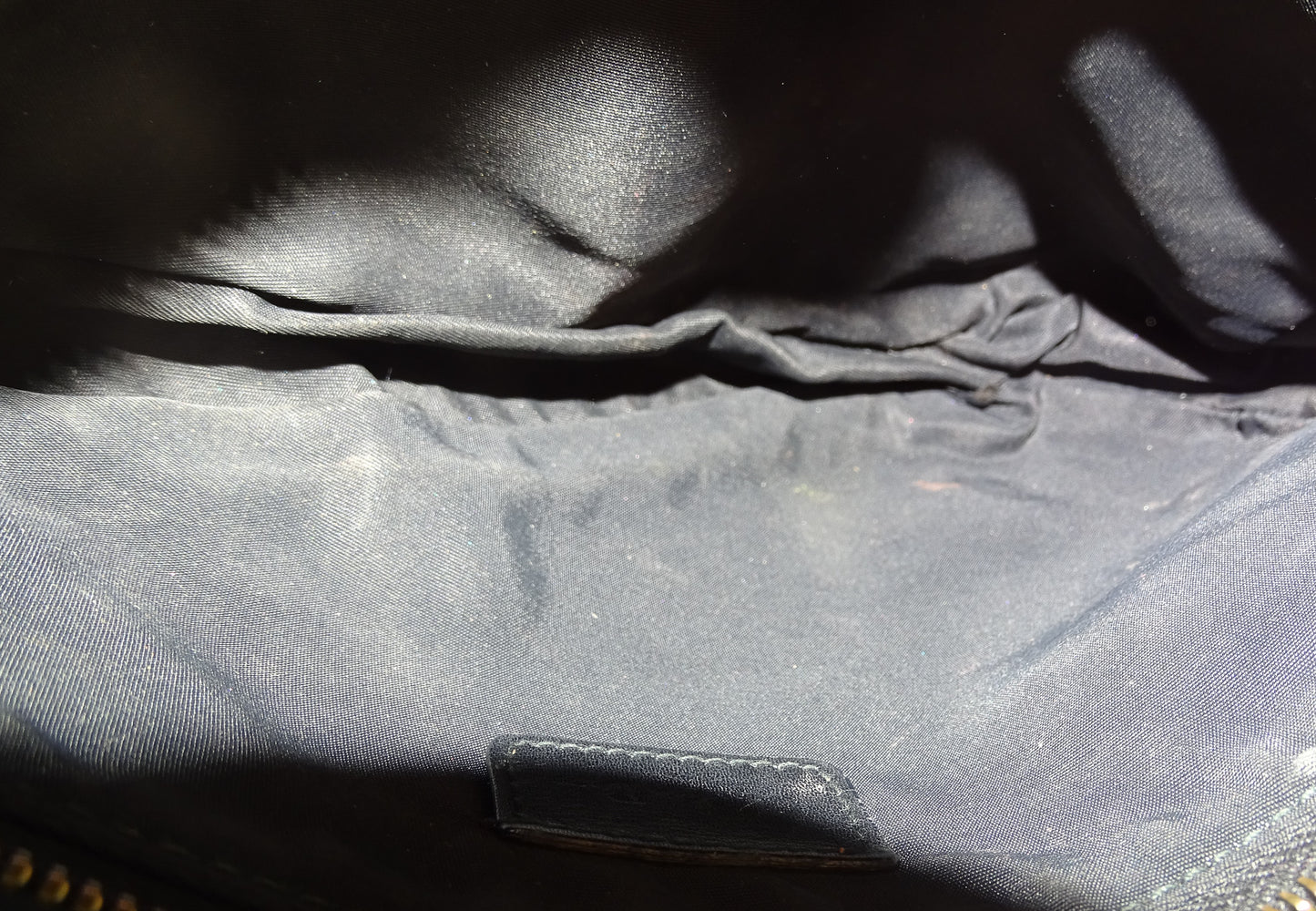 Dior Zipped Saddle Pouch Oblique Canvas Vintage