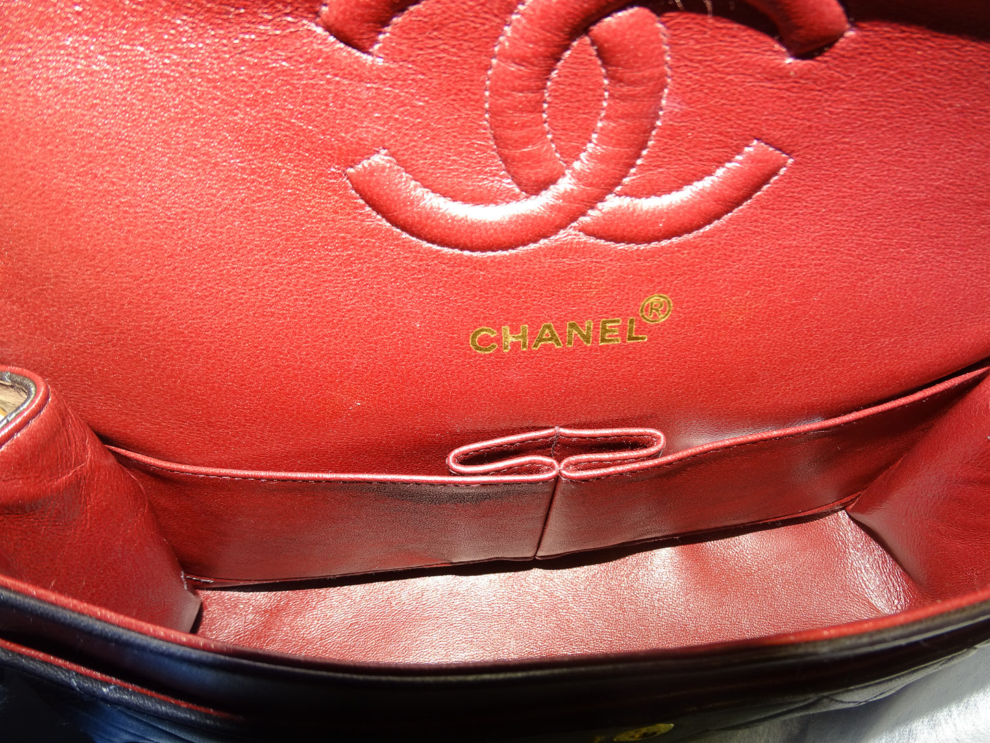 Chanel Classic Double Flap Medium Black GHW 1994/1996