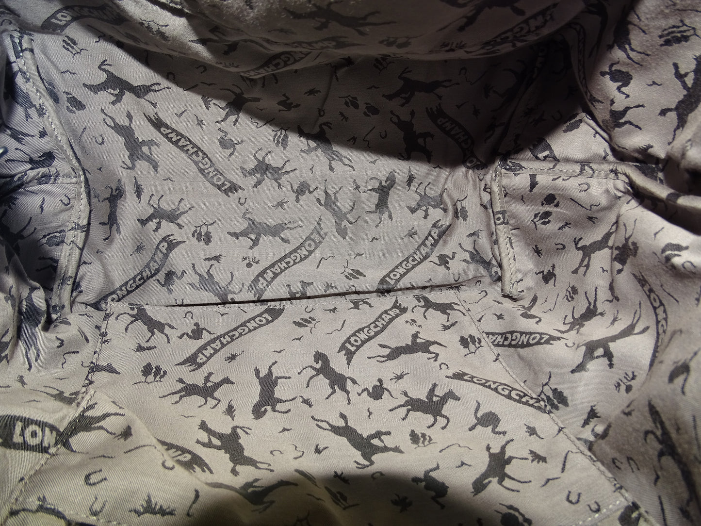 Longchamp Le Pliage Faux Snake Deep Green Shoulder Bag