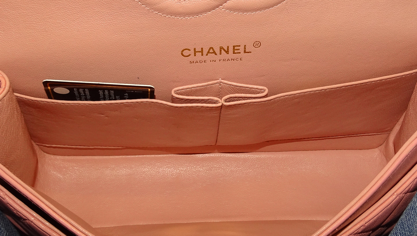 Chanel Classic Double Flap Medium Rose Lambskin GHW 2003/04
