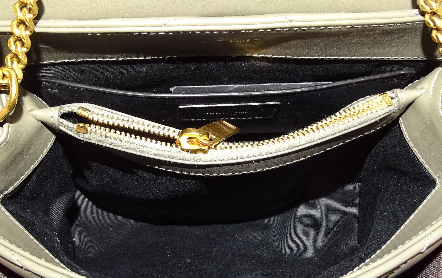 Saint Laurent LouLou Small Khaki GHW 2021