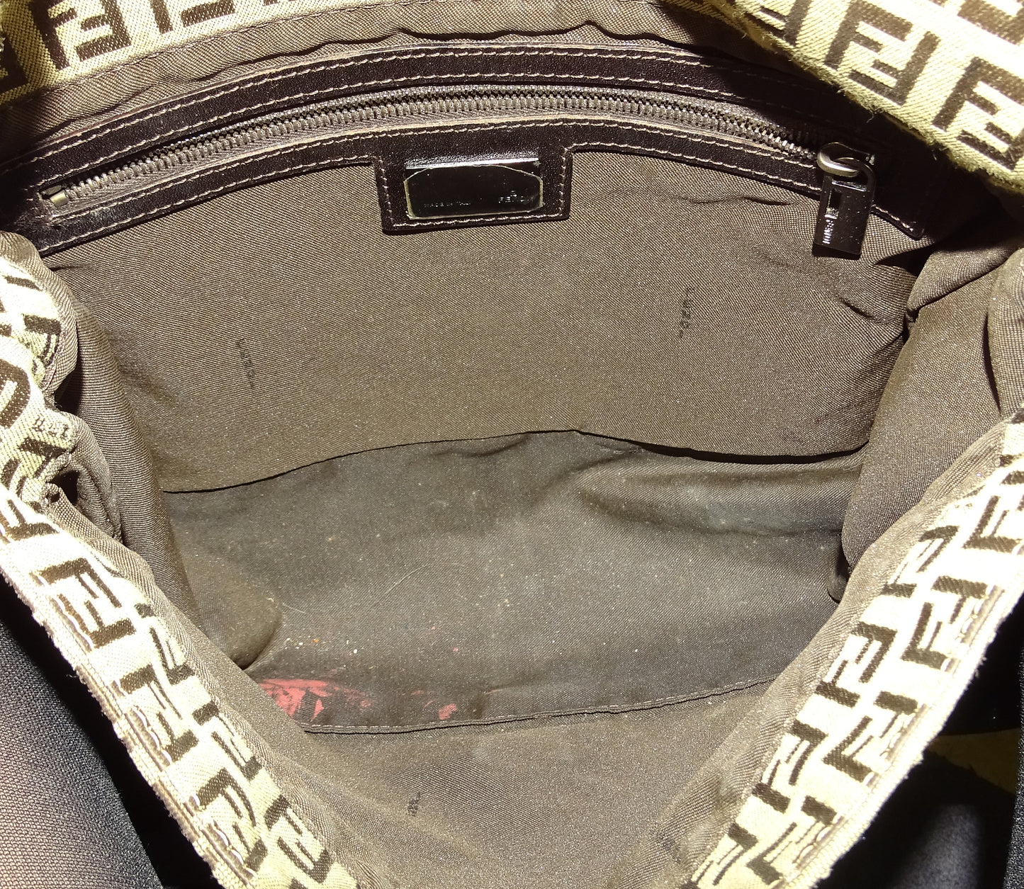 Fendi Zucchino Mama Flap Bag Vintage