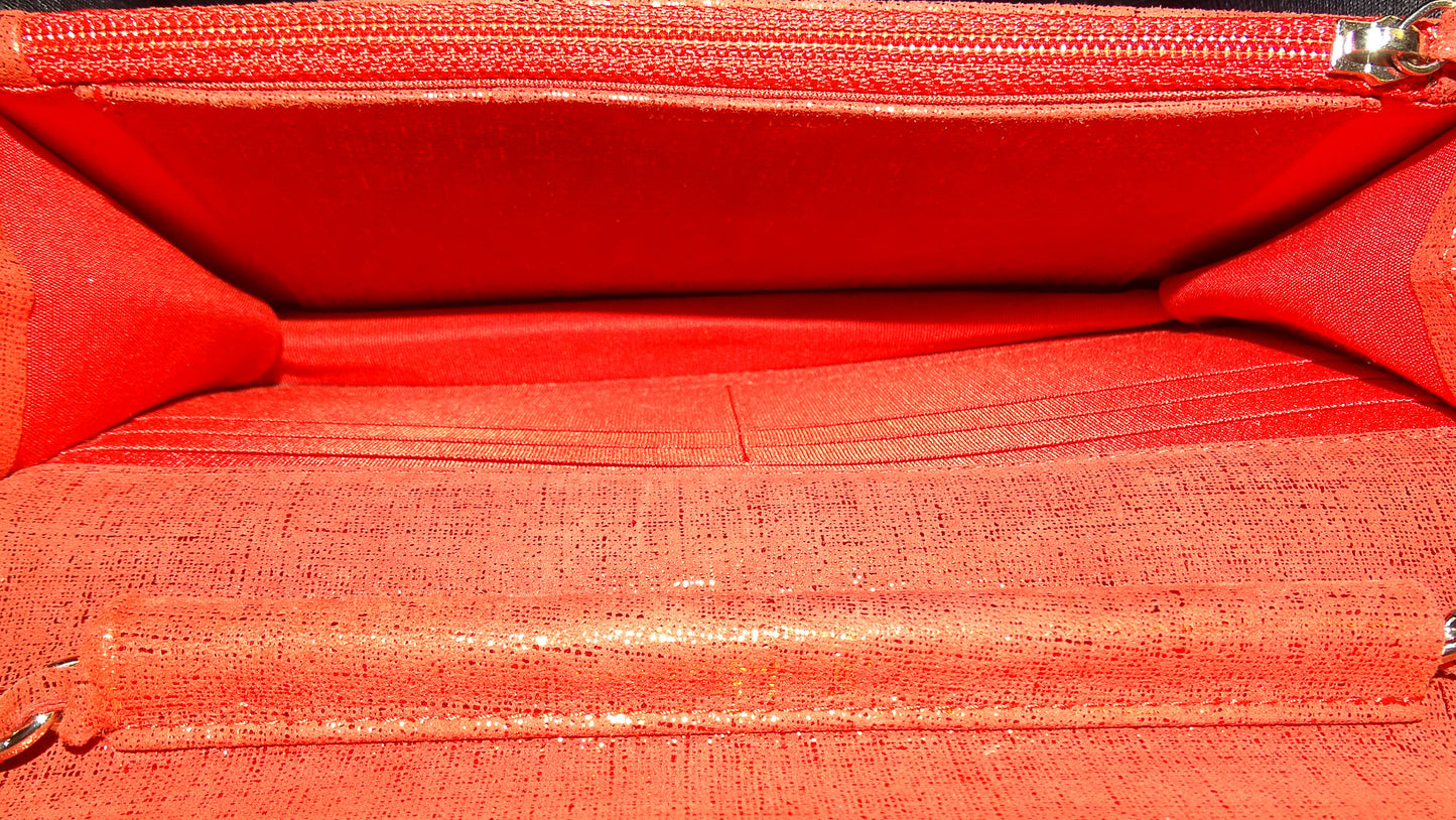 Chanel Wallet On Chain Paris Dallas Collection In Metallic Fabric 2014