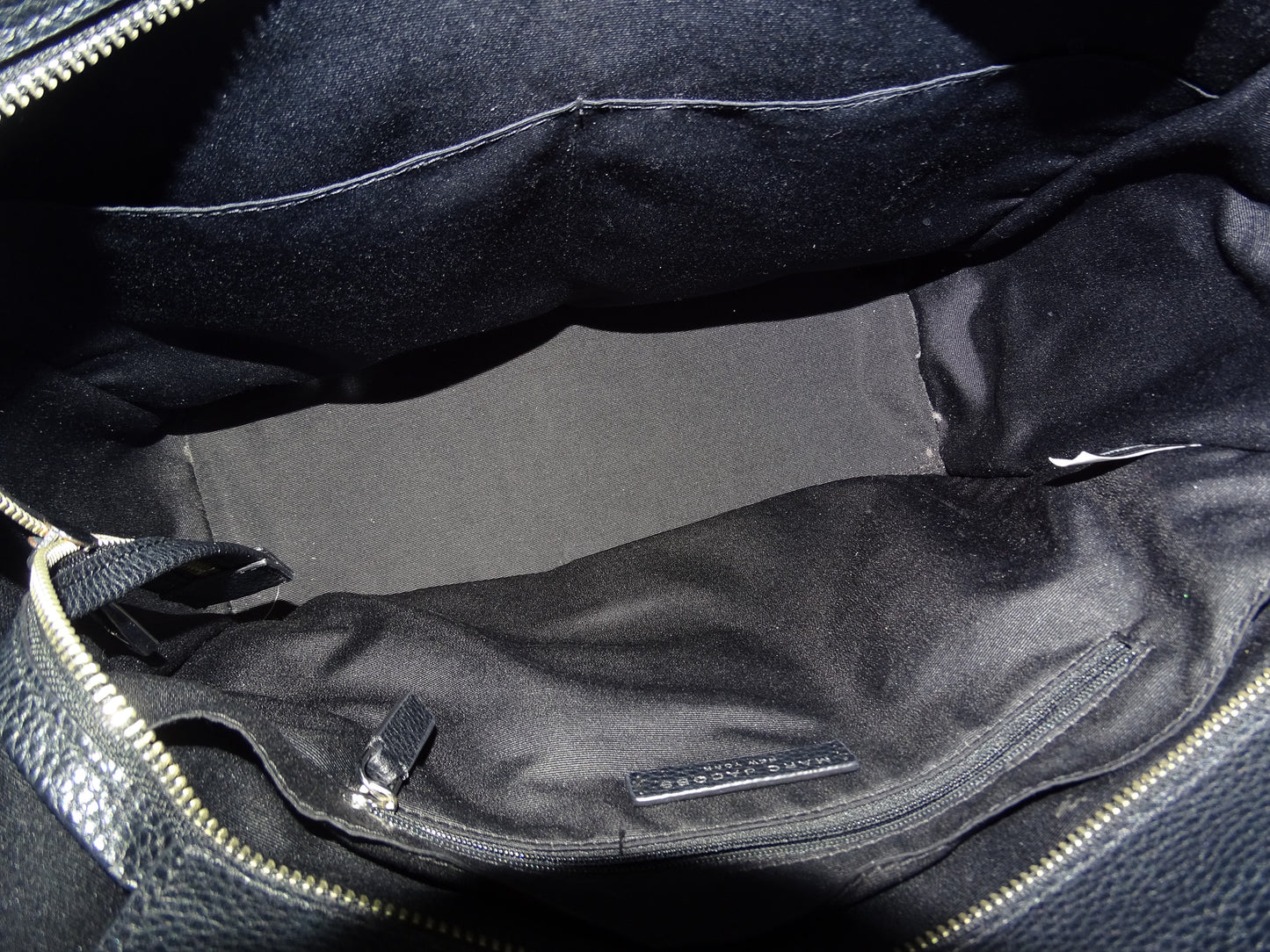 Marc Jacobs Leather Logo Tote Bag