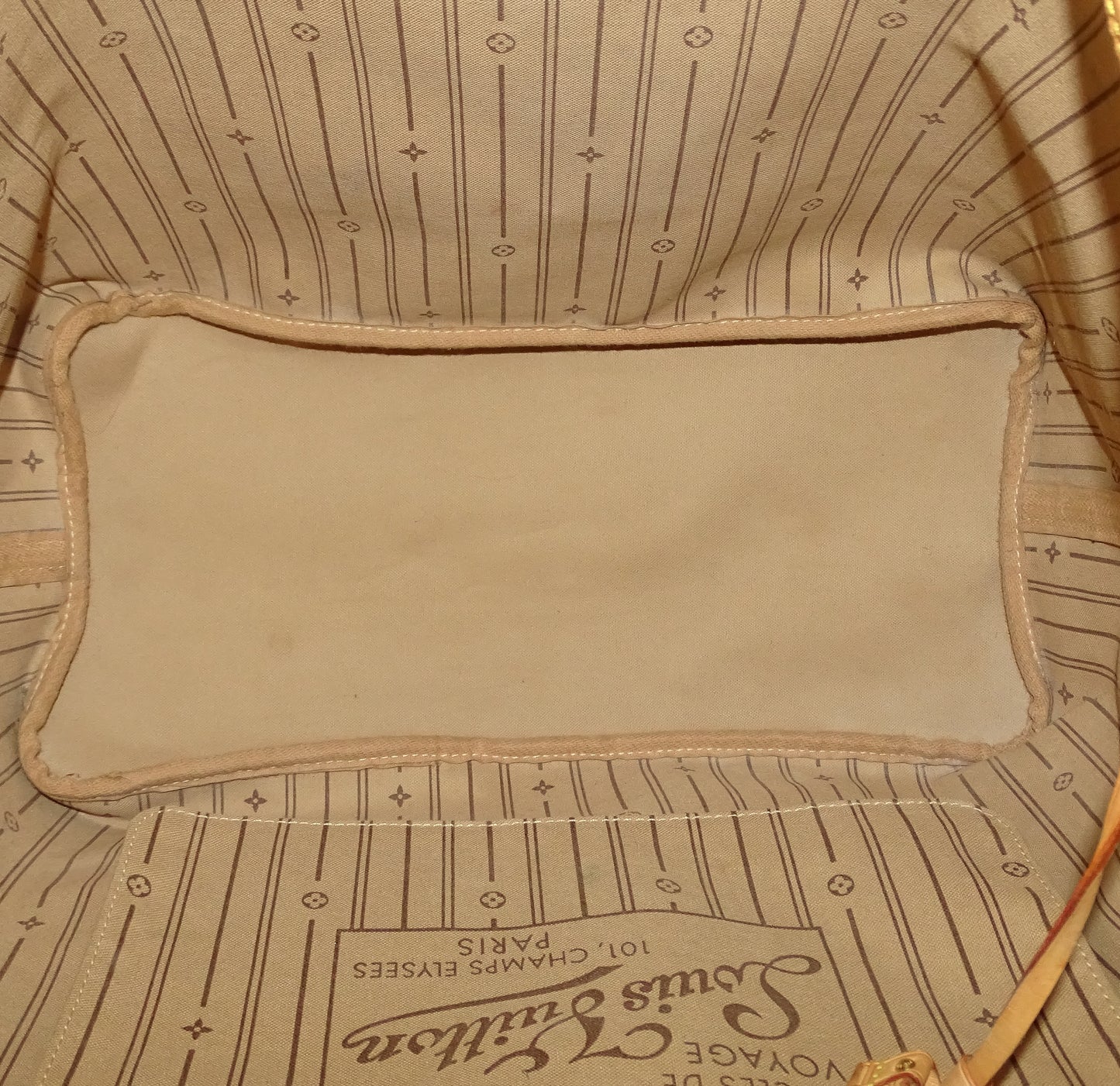 Louis Vuitton Neverfull GM Monogram and Beige SP5017  - 2007