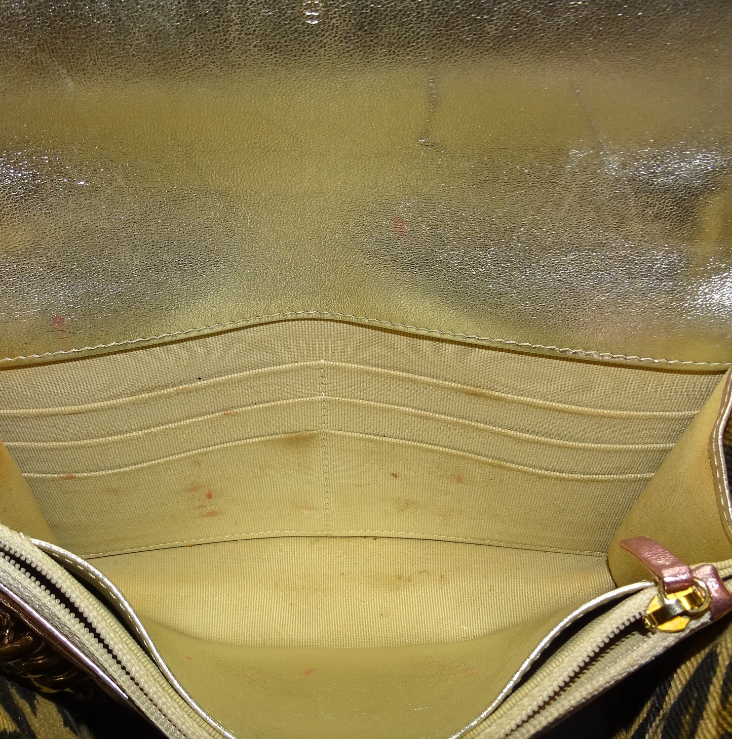 Chanel Wallet on Chain Pink Gradient Iridescent with Chunky Chain (NFID)