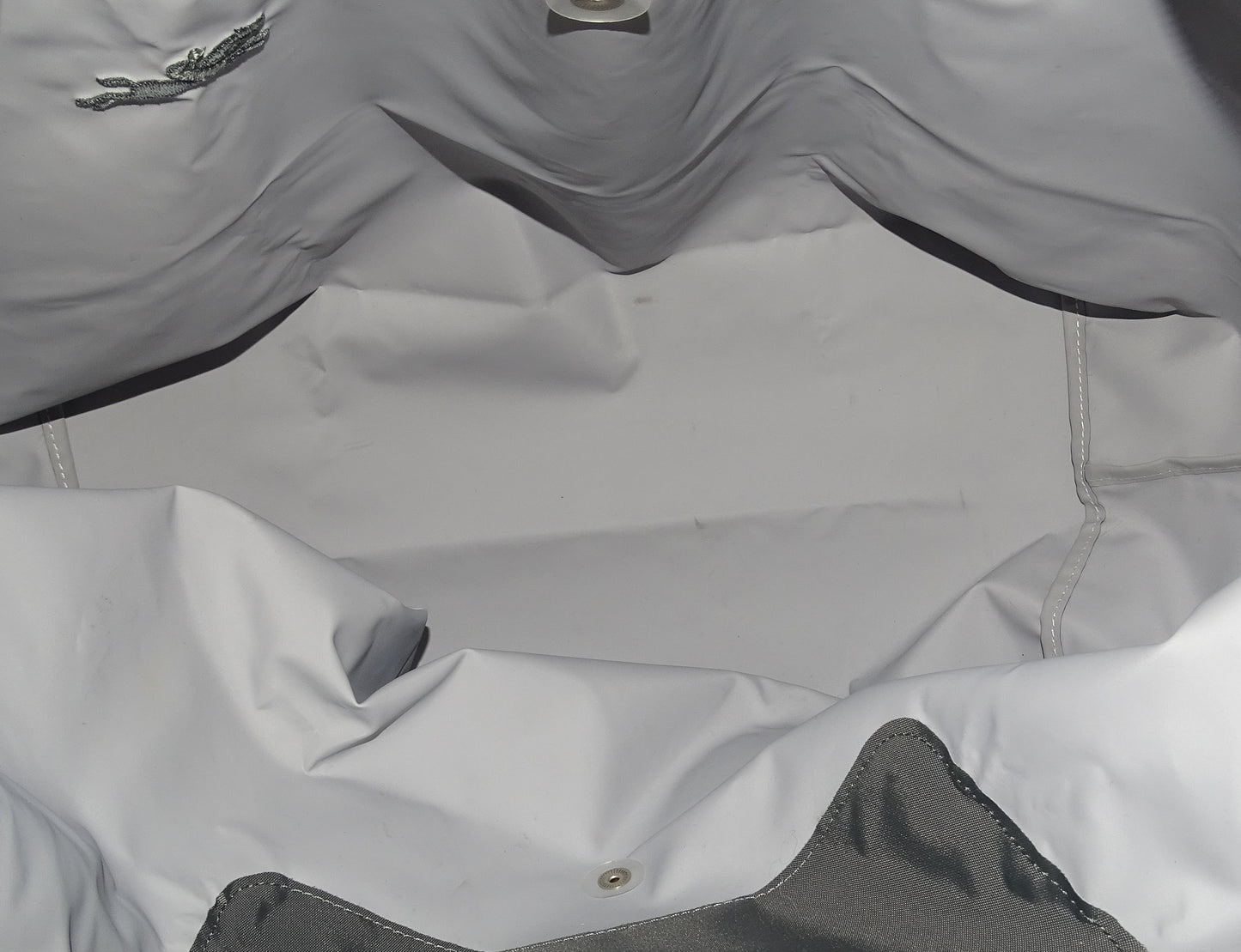 Longchamp Le Pliage Club Large Grey & Green