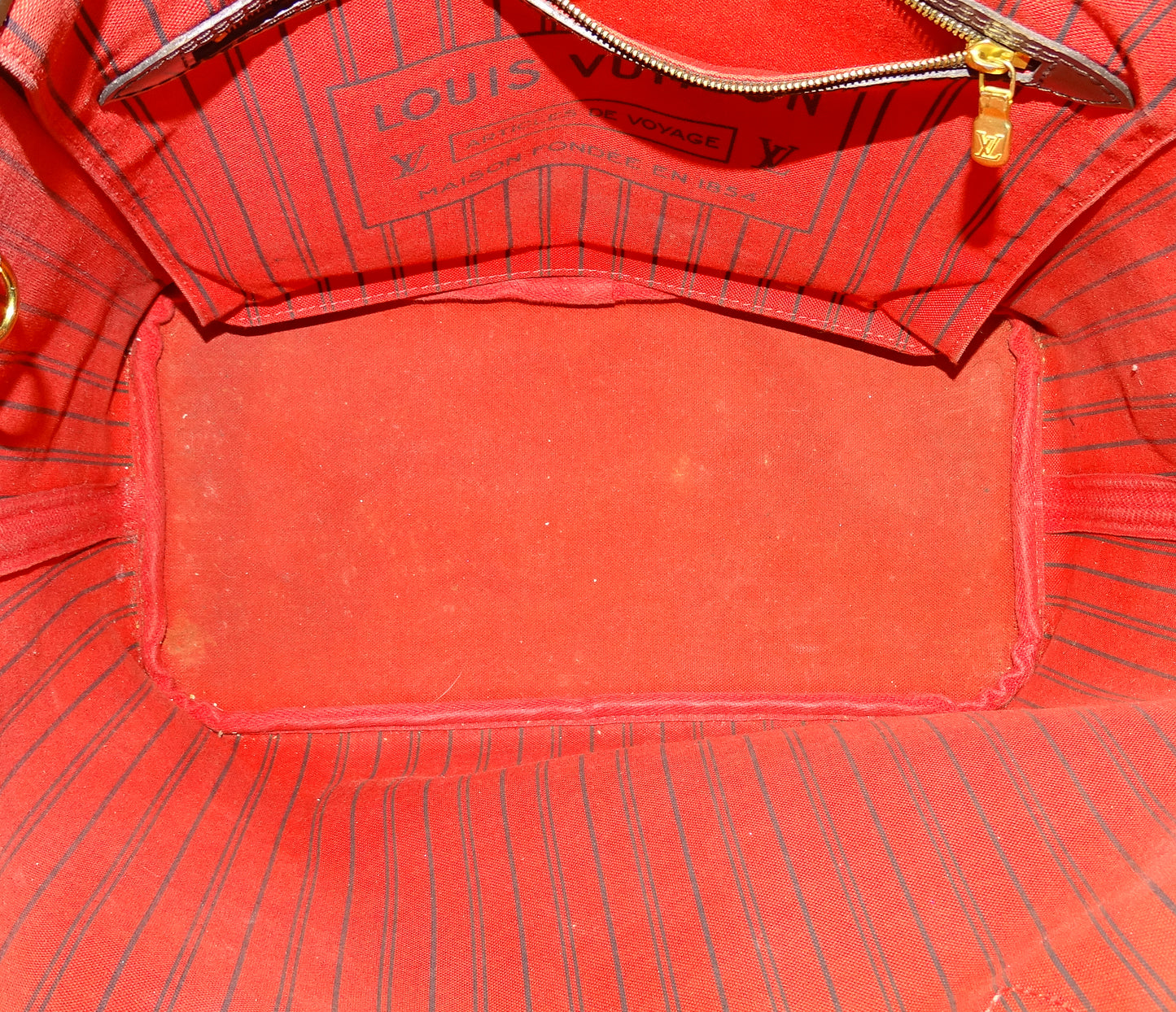 Louis Vuitton Neverfull MM Damier Ebene GI2126 - 2016