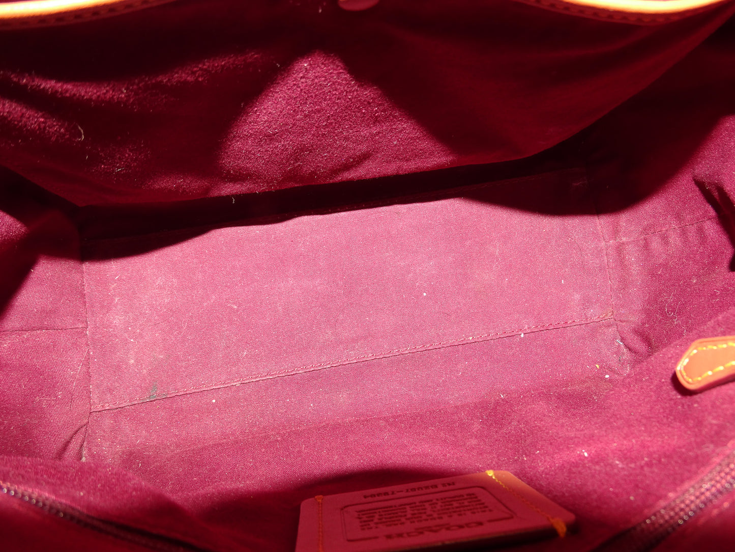 Coach Elise Satchel Cream Signature Canvas and Leather