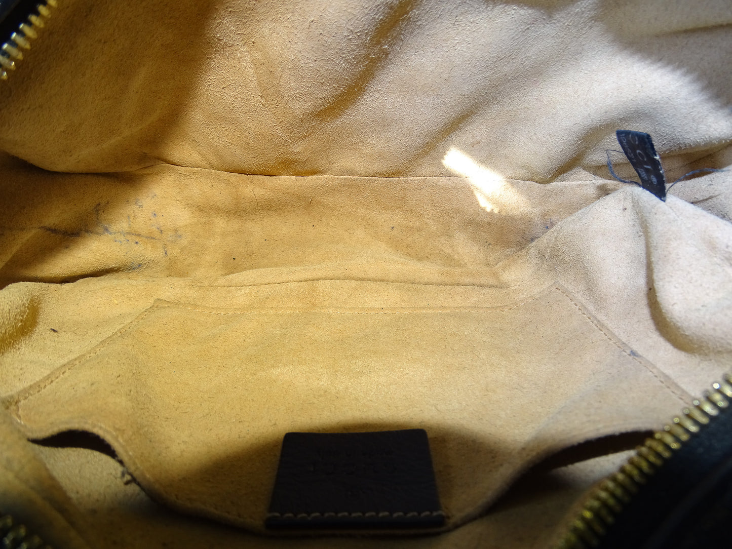 Gucci Marmont Camera Bag Small GG Canvas and Black Leather