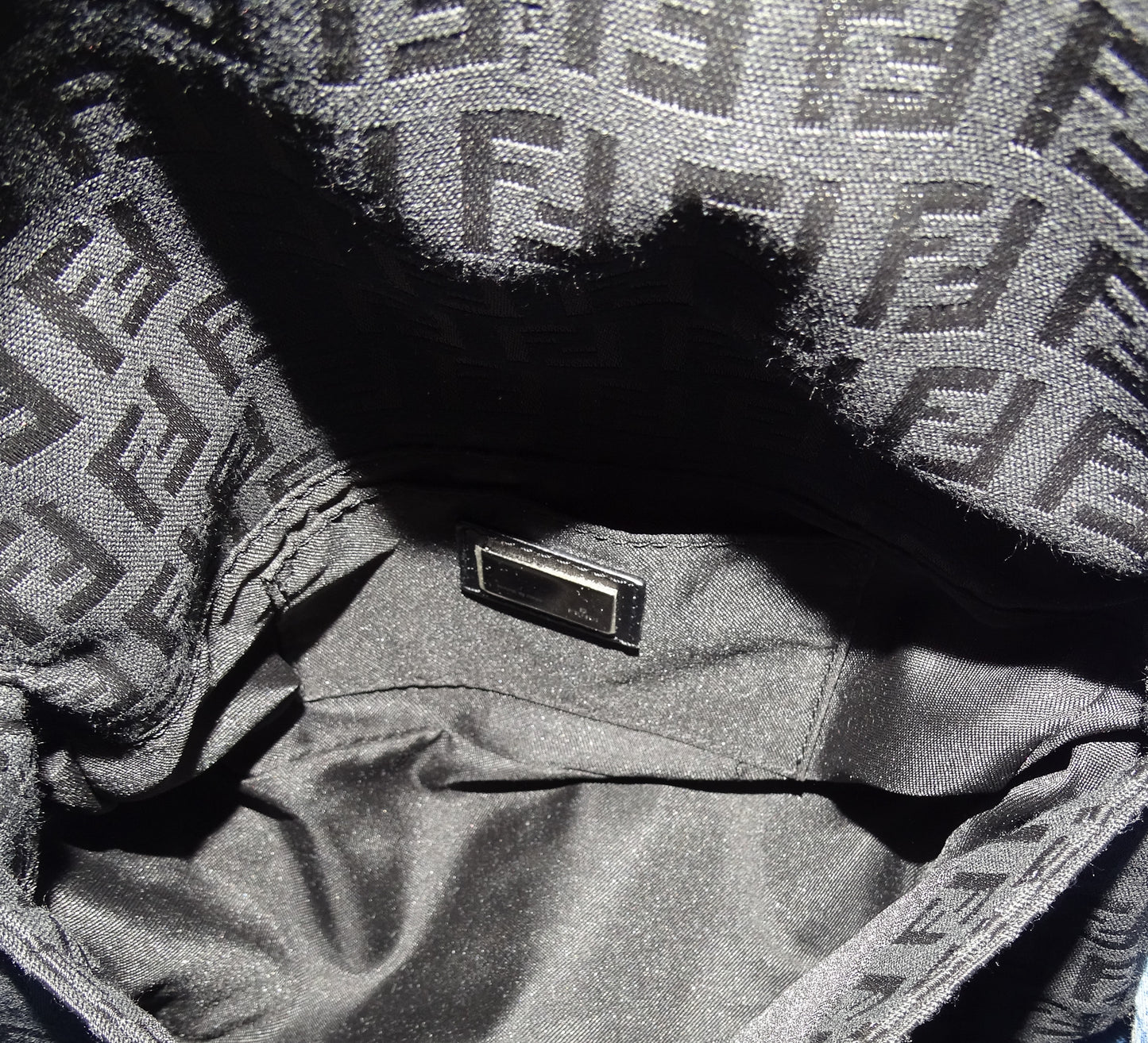 Fendi Mini Mamma Baguette Black Zucchino