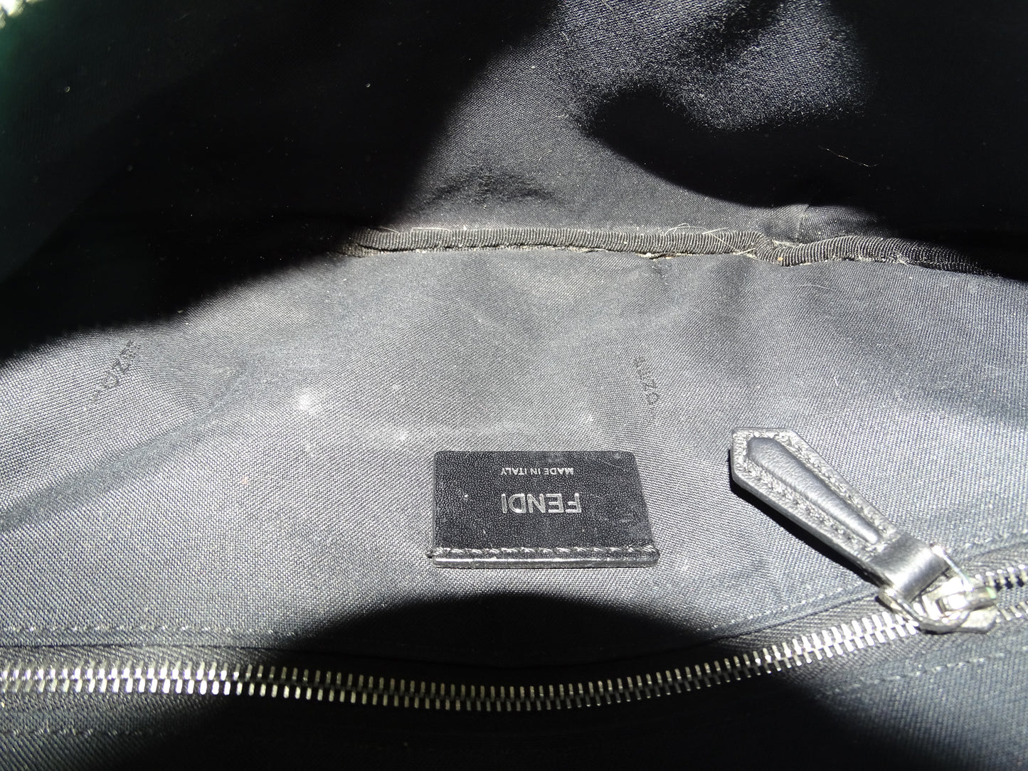 Fendi Belt Bag Zucca and Navy/Red Stripe