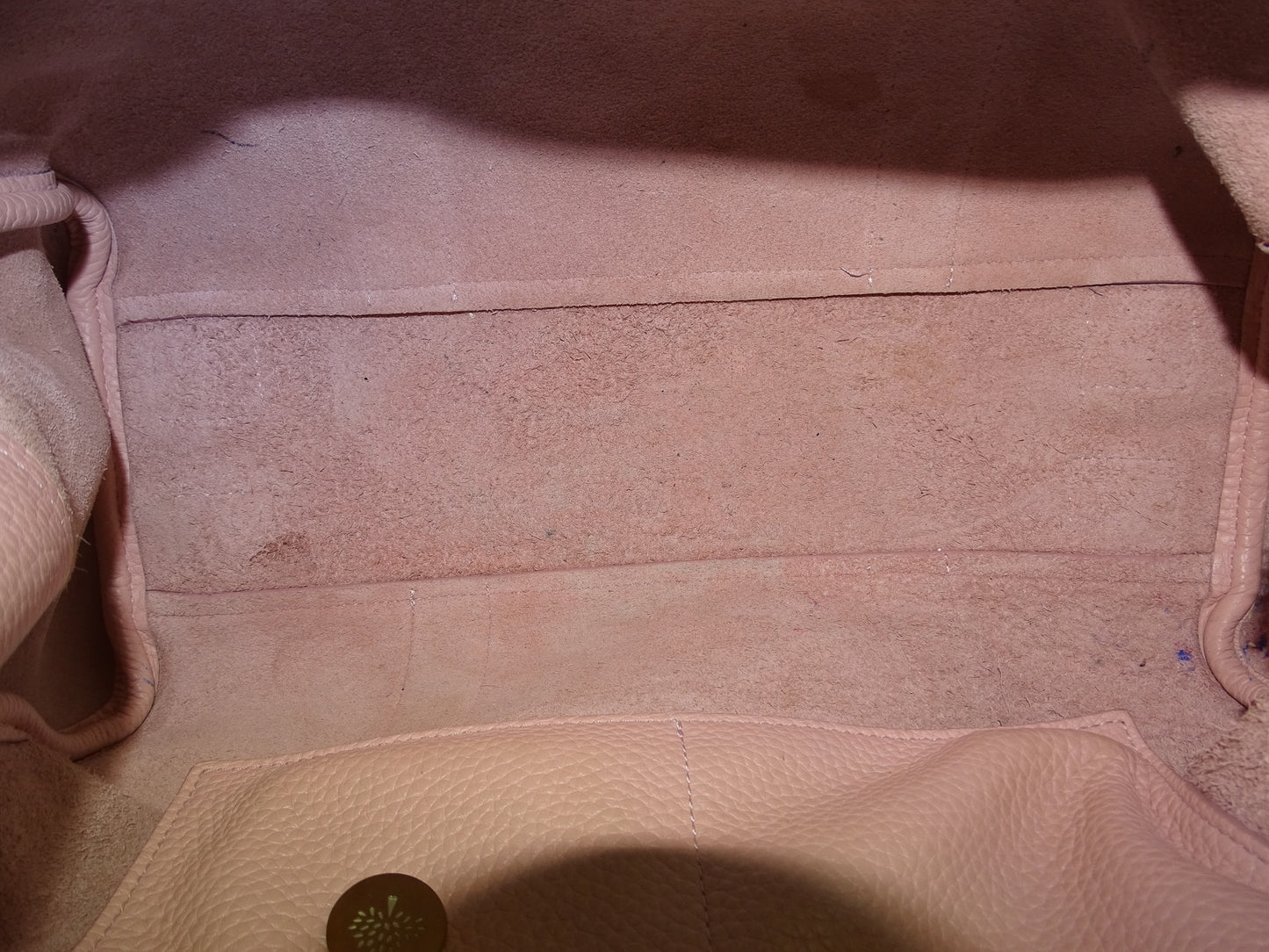 Mulberry Bayswater – Baby Pink Heavy Grain with Gold Hardware