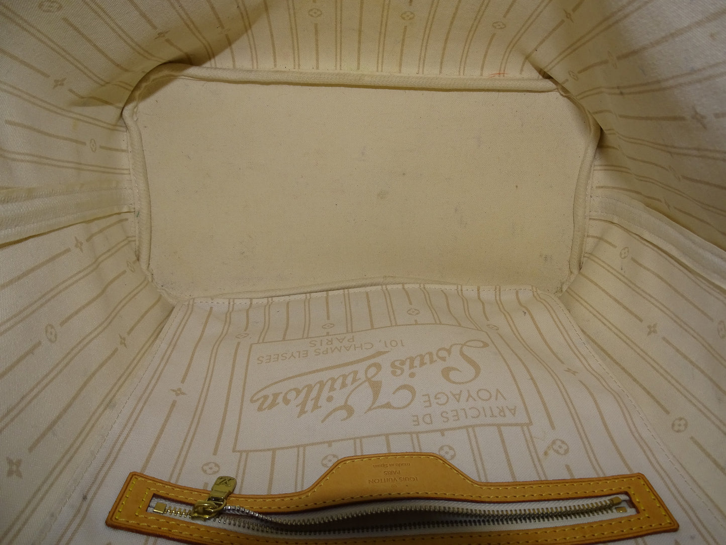 Louis Vuitton Neverfull MM Damier Azur GI2132 (No Pochette)