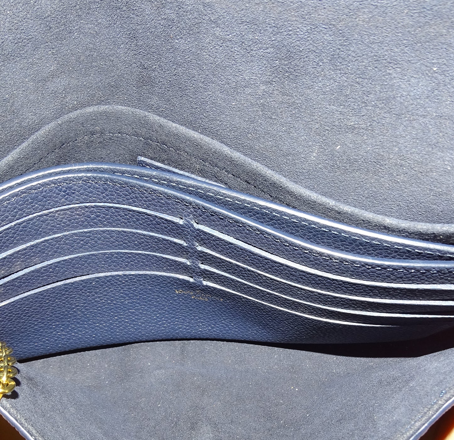 Louis Vuitton Felicie Monogram Empreinte Marine 2024