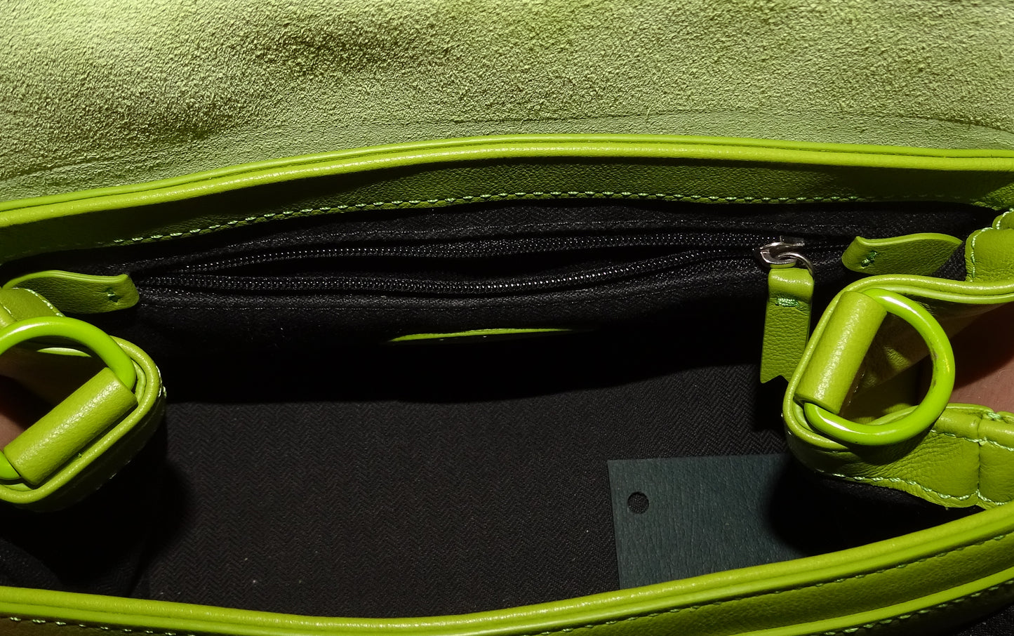 Mulberry Alexa Mini In Acid Green Micro Classic Grain