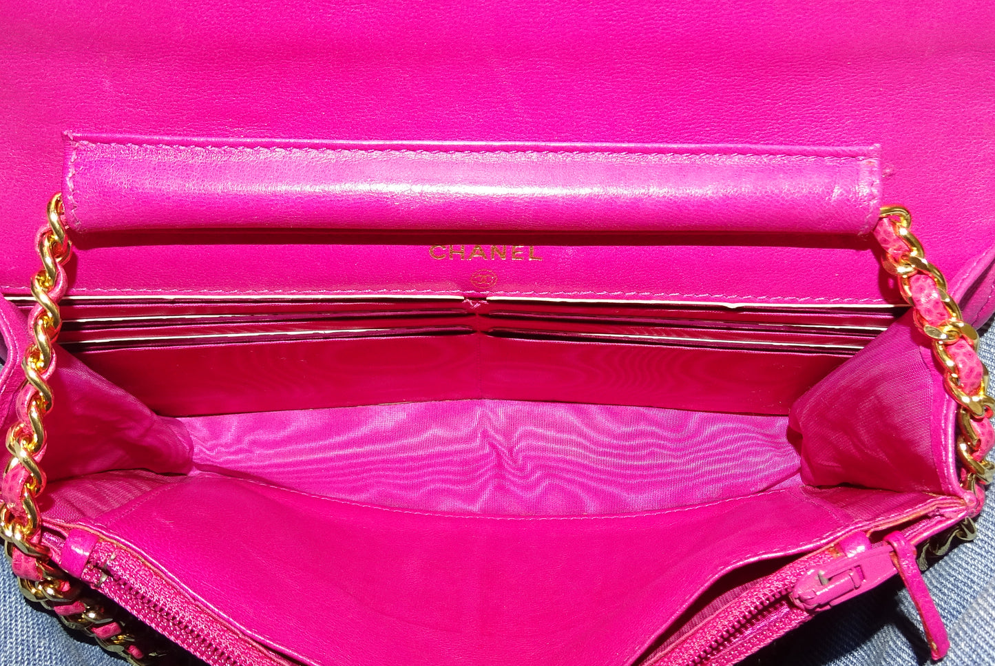 Chanel Wallet on Chain Timeless CC Pink Caviar GHW 91/94