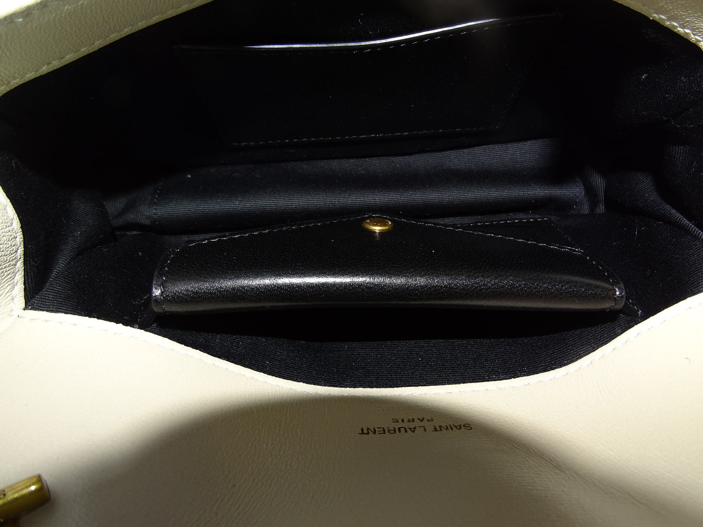 Saint Laurent Loulou Mini Blanc GHW 2025
