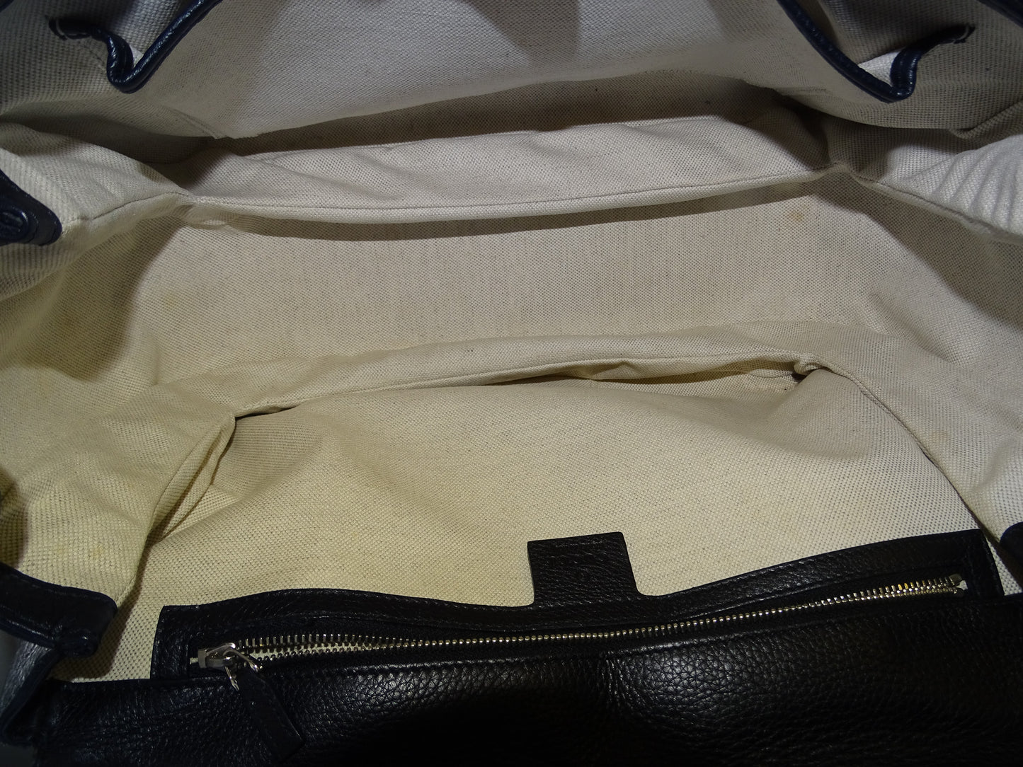 Gucci Bamboo Top handle Large Black Leather and Neoprene