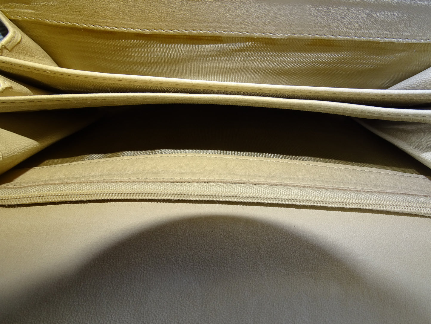 Prada Python Beige Long Flap Wallet Vintage