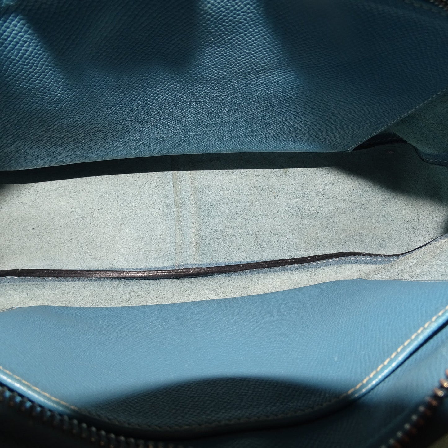 Hermes Trim 31 Blue Jean Epsom PHW 2006