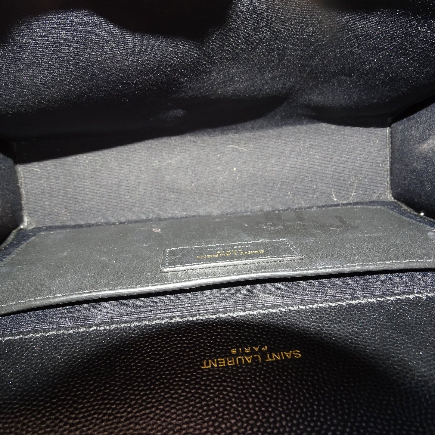 Saint Laurent Envelope Chain Bag Medium Black GHW 2024