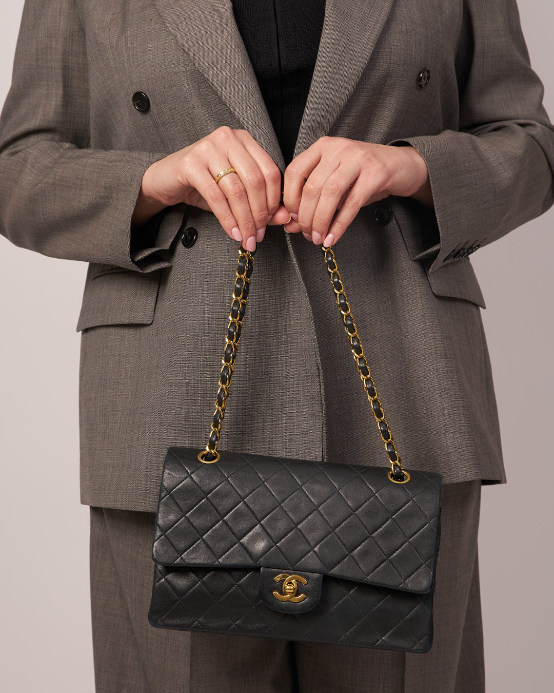 Chanel Vintage GHW Medium Classic Flap 1991/1994