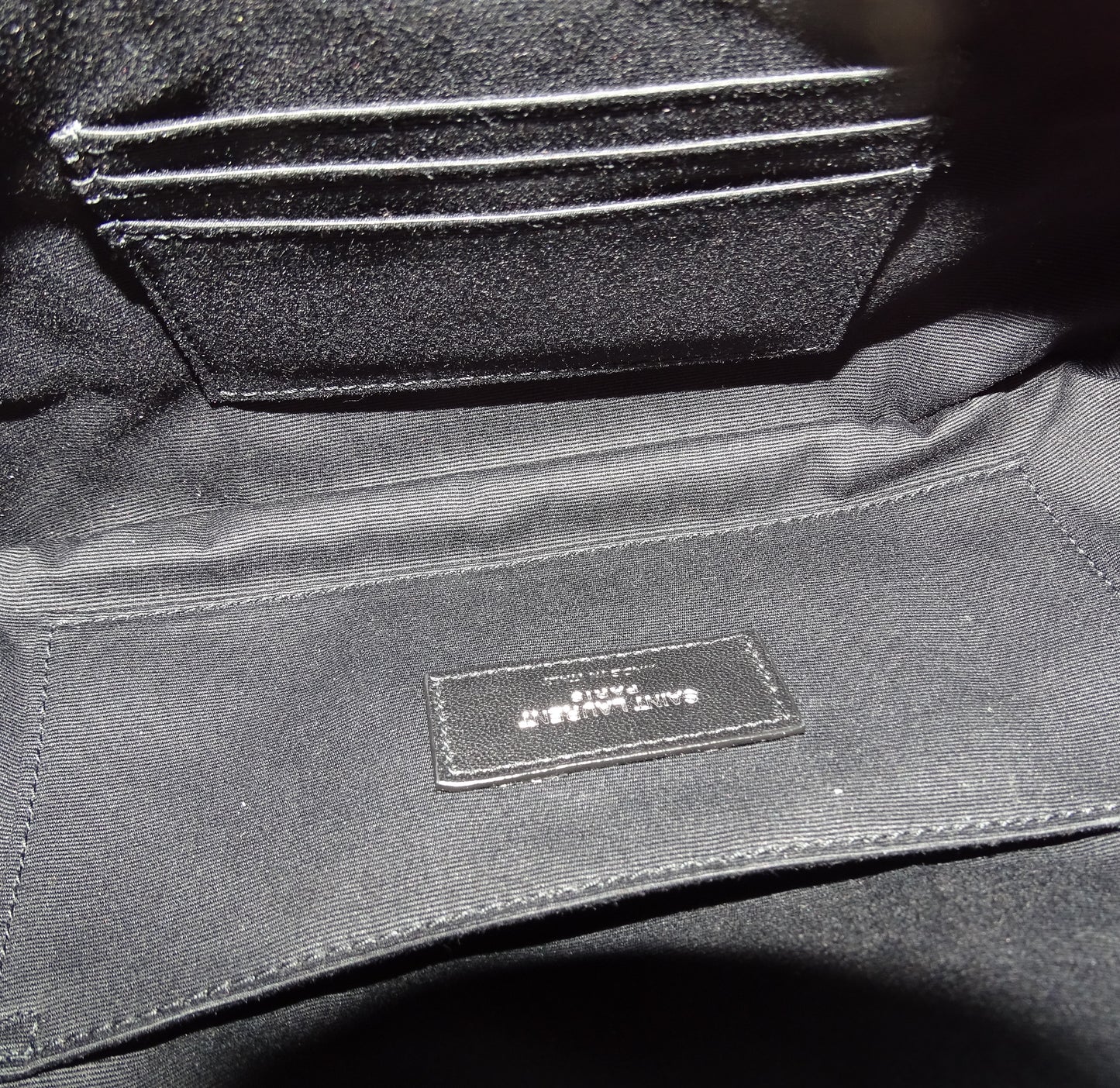 Saint Laurent Cassandre Belt Bag Black Lambskin SHW 2020