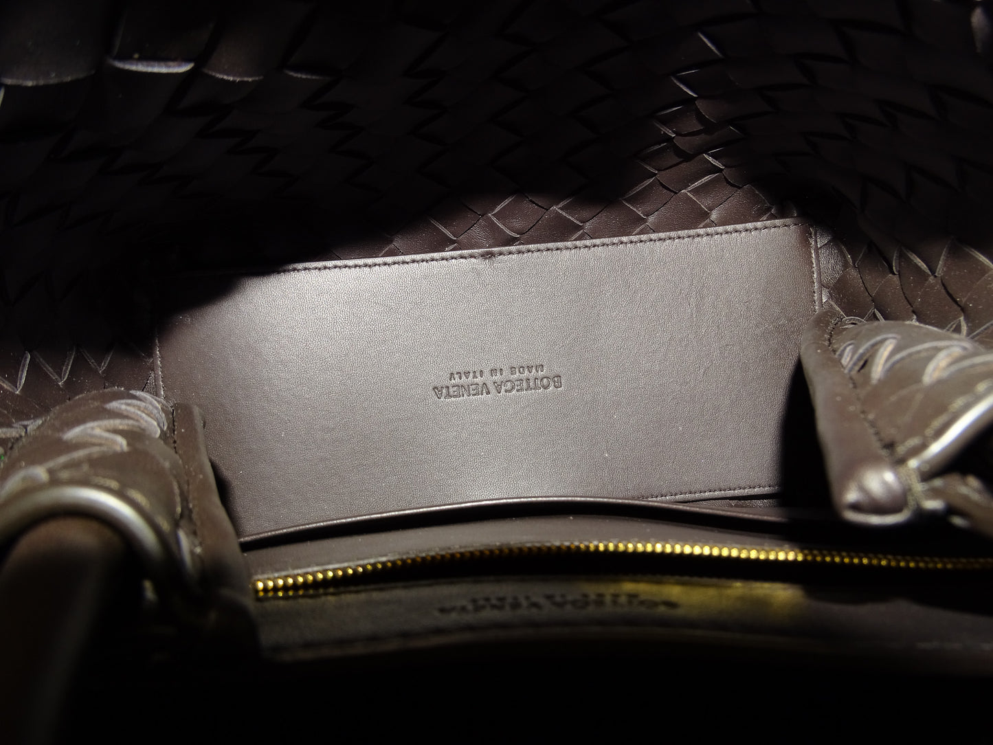 Bottega Veneta Andiamo Small Fondant Intrecciato GHW