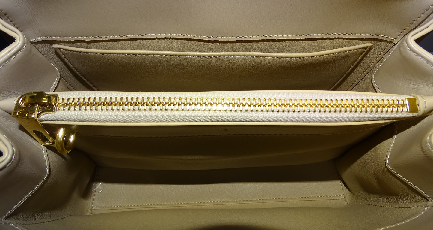 Celine Beige Small 16 Bag In Satiny Calfskin Beige