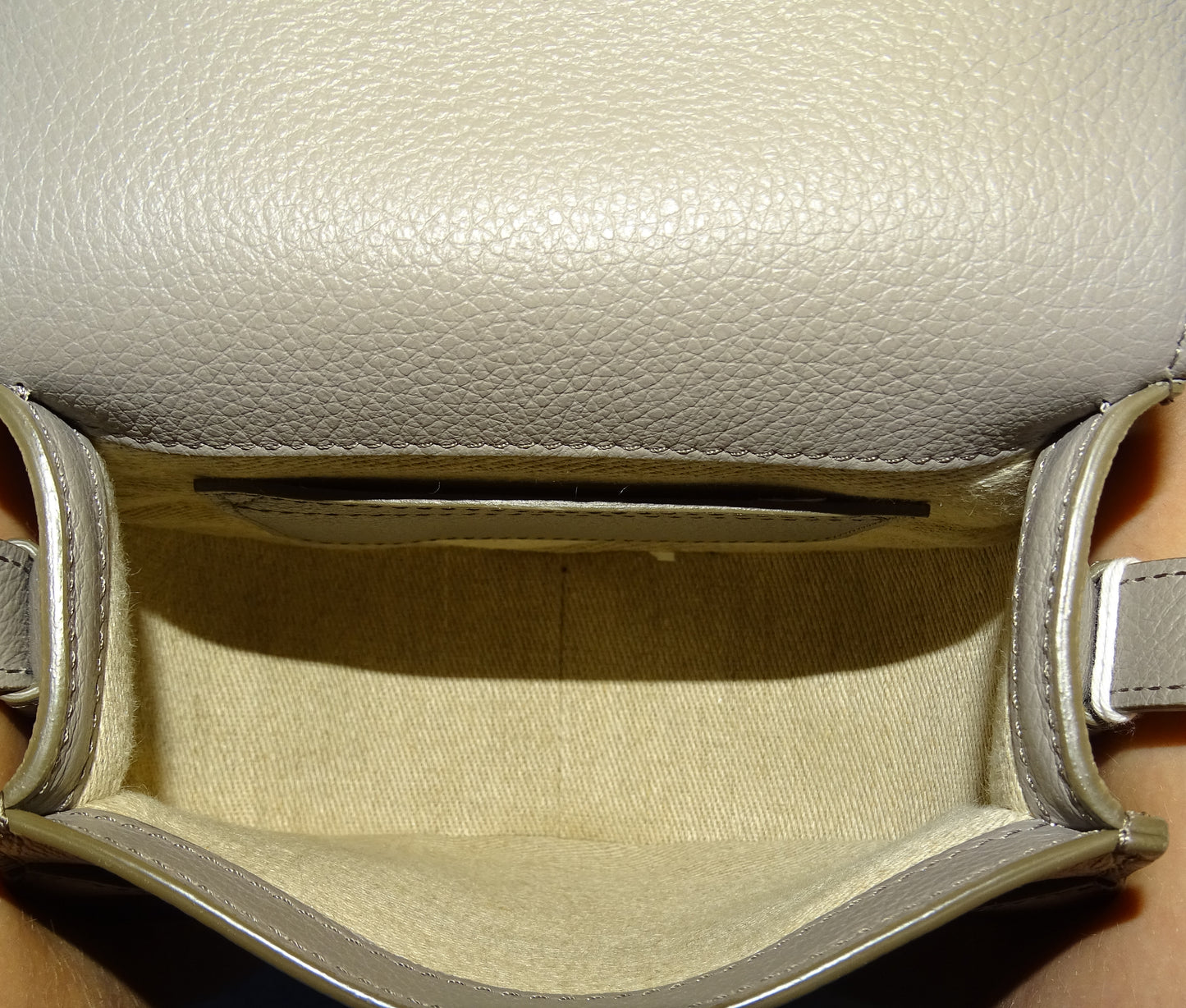 Chloe Marcie Saddle Bag Small Cashmere Grey