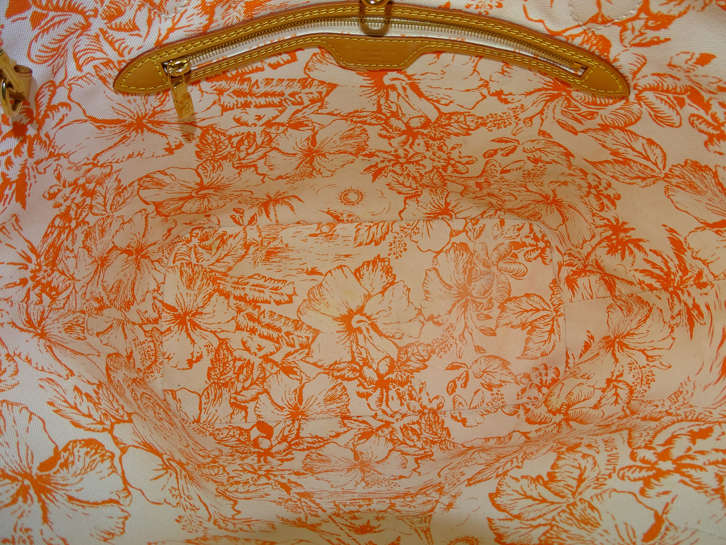 Louis Vuitton Neverfull MM & Pochette By The Pool Pink/Orange